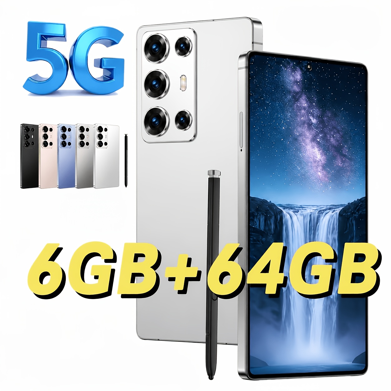 2026 Global Unlock 6.8-Inch HD Large Screen 5G Smartphone