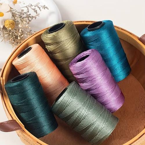 1pc nylon100 for hand knitting summer sun hat shoes cushion 100g 0mm width long273 4yds yarn