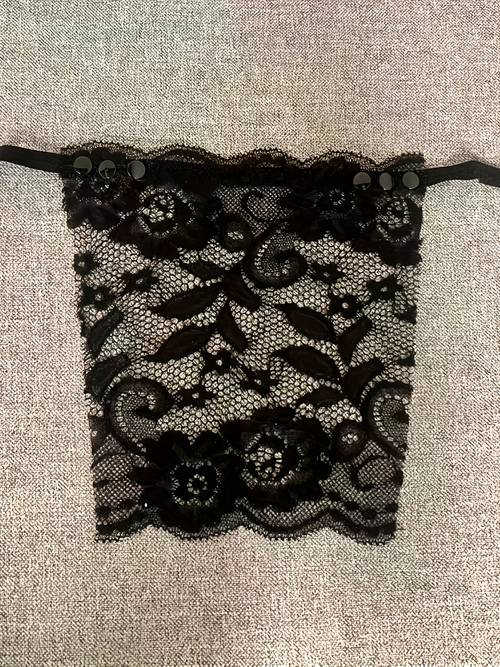 women lace clip on mock camisole bra insert anti invisible cleavage cover up overlay vest tank collar