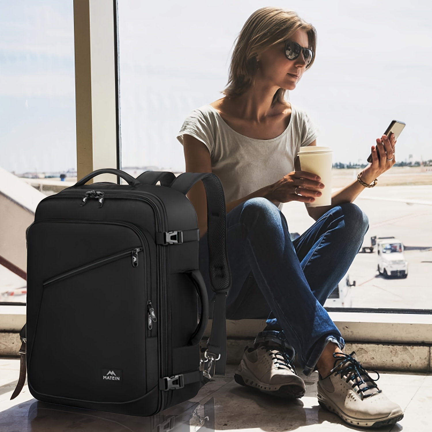 Large Travel Backpack Women, Carry On Backpack Men,Hiking Backpack Travel Bag DAKIMOE Large Travel Backpack For Women Men Laptop Bag Airline  Approved Carry On Backpacks Waterproof Anti Theft Gym Bags Hiking Flight  Approved Luggage Cas Hiking Backpack