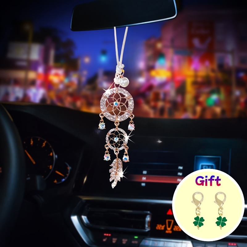 A Sparkling Dreamcatcher Car Pendant