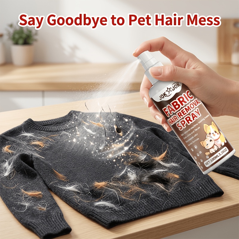 E-shop Tierhaarentferner Spray für Kleidung, Fussel- und Fellentferner, Antistatisches Textil, für Katzen- und Hundehaar, Jacken/Pullover/Decken