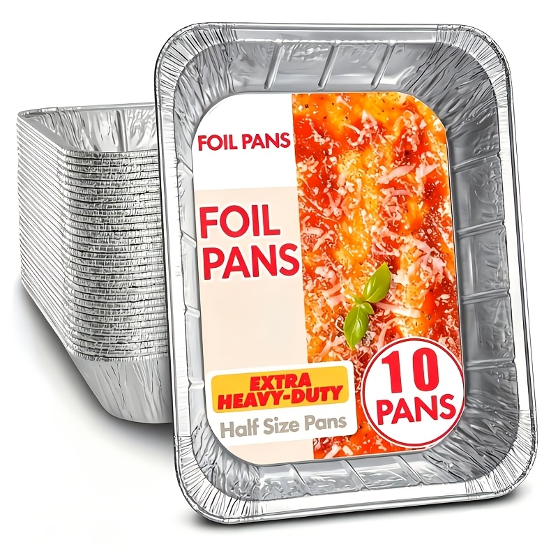 TEMU Heavy-duty Disposable Aluminum Foil Baking Paper- Suitable For Grilling, Baking, Etc.- Durable Aluminum Material, Food-grade Safety