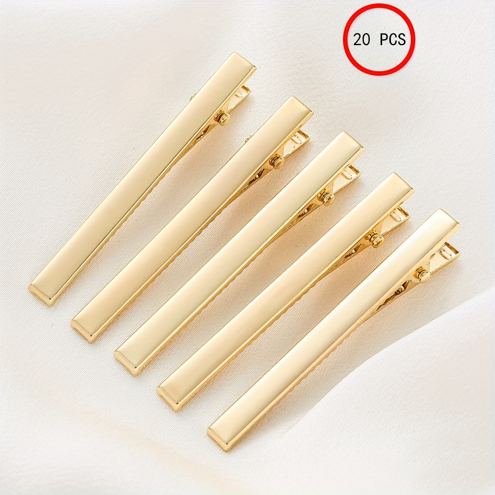 Image of 20pcs Women Minimalist Alligator Hair Clip For Daily Street