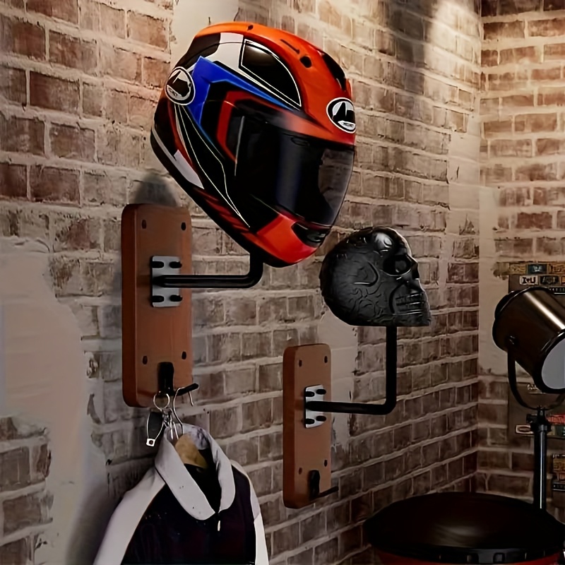 HOT Diy Bike Helmet Rack Helmet Display Wall Wall Helmet Rack