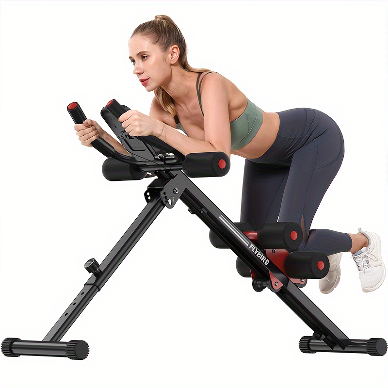 

1pc Foldable Fitness Stool, Waist Training Bench, -bearing 149.69kg/330lbs, Suitable For Strength Training, , Home Fitness, Ideal Gift For Fitness Enthusiasts, For Men And Women