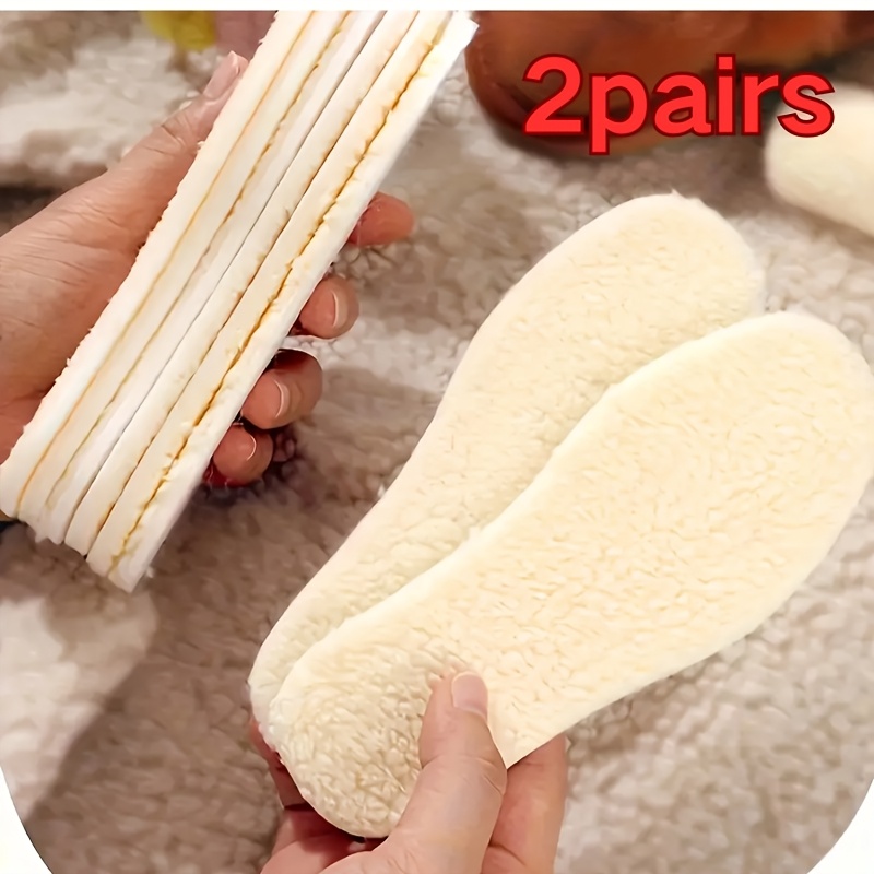 TEMU 2 de Plantillas Gruesas, Unisex Suaves y Cálidas, Perfectas para Navidad, Acción de Gracias, Ideales para Deportes de Invierno, Running, Botas y