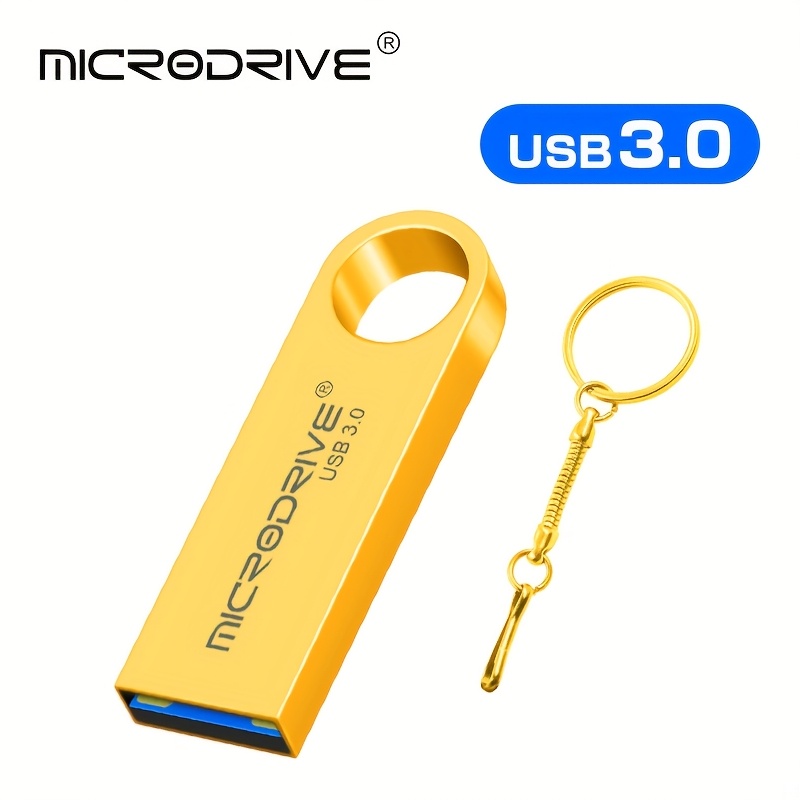 TEMU Microdrive Mini Metal 3.0 Usb Flash Drive | 16gb, 32gb, 64gb, 128gb Usb Memory Stick For Pc, Notebook, Tablet, Car Audio | Reliable Data