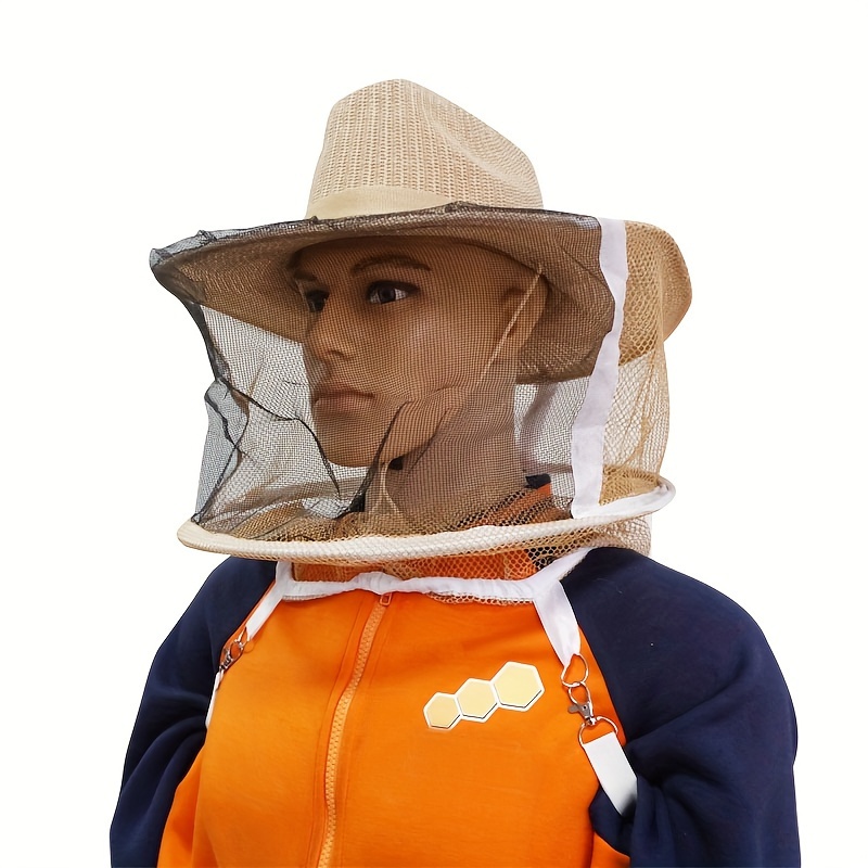 

Glorious Future Beekeeper Hat - Ventilated, Lightweight Mesh Veil For Gardening & Outdoor Activities - Protects Against Bees, Mosquitoes & Flies