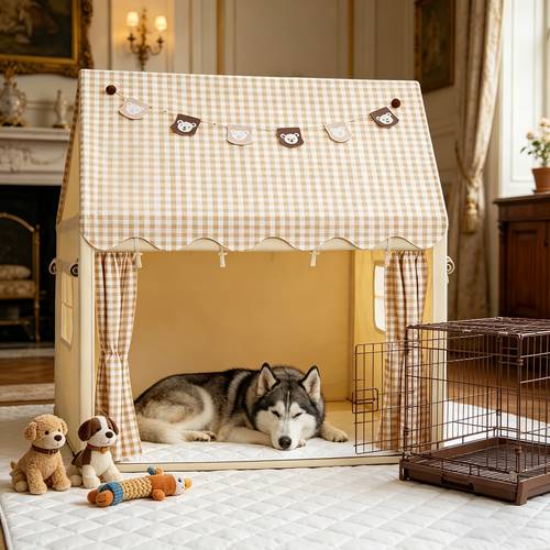 luxury pet tent bed for medium and small dogs dog house breathable indoor enclosed shelter for dogs and cats