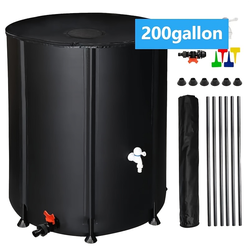 TEMU Black 200-gallon Collapsible Collection