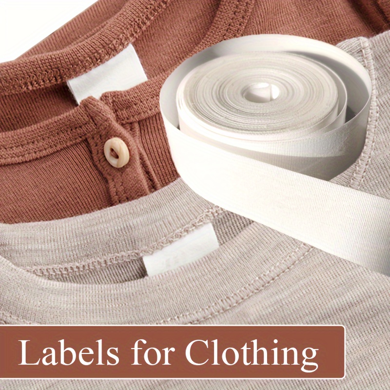 100 etiquetas personalizadas para coser con nombre para ropa, hechas con  amor, etiquetas personalizadas para bolsos, vestidos, camisetas, 3/4  pulgadas
