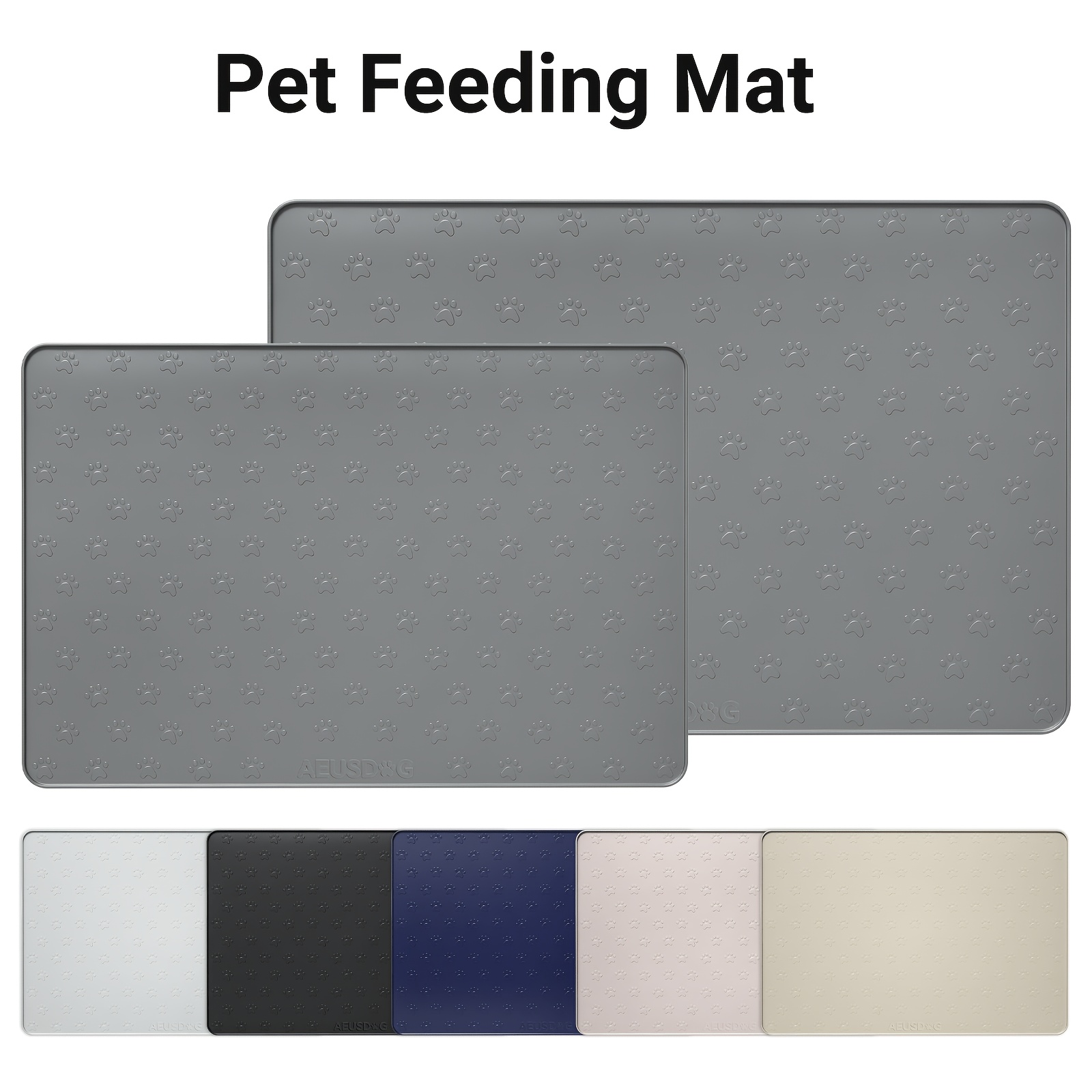 pet feeding mat sold on Temu United States