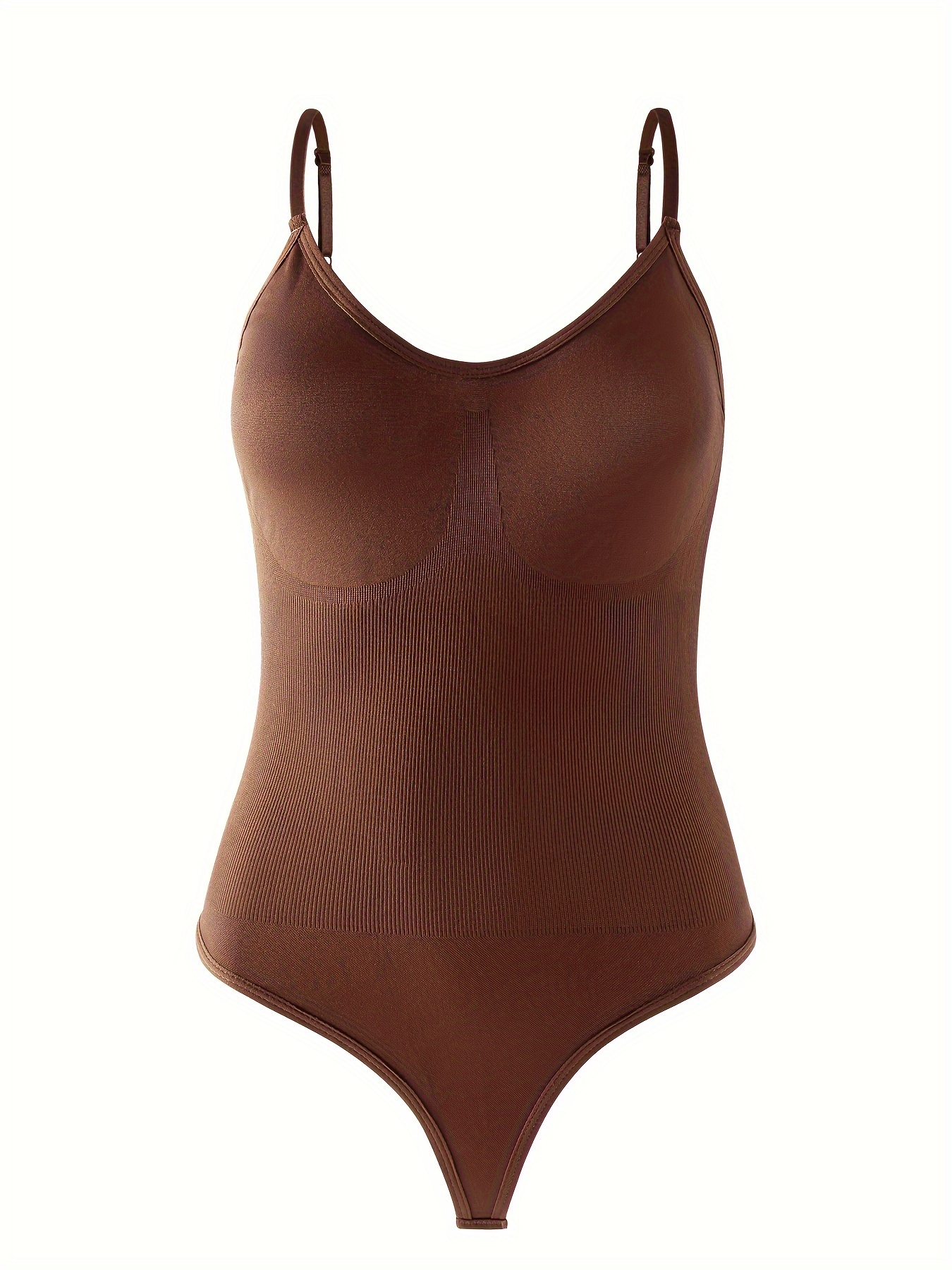 Womens Backless Bodysuit With Tummy Control, Seamless Design, And