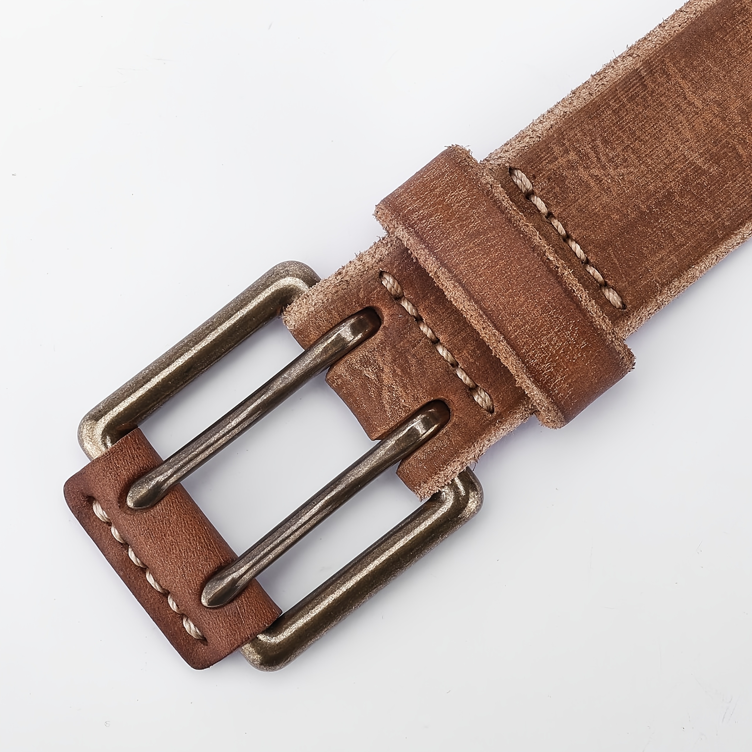 Vintage Men's Belt, Genuine Leather, Classic Style