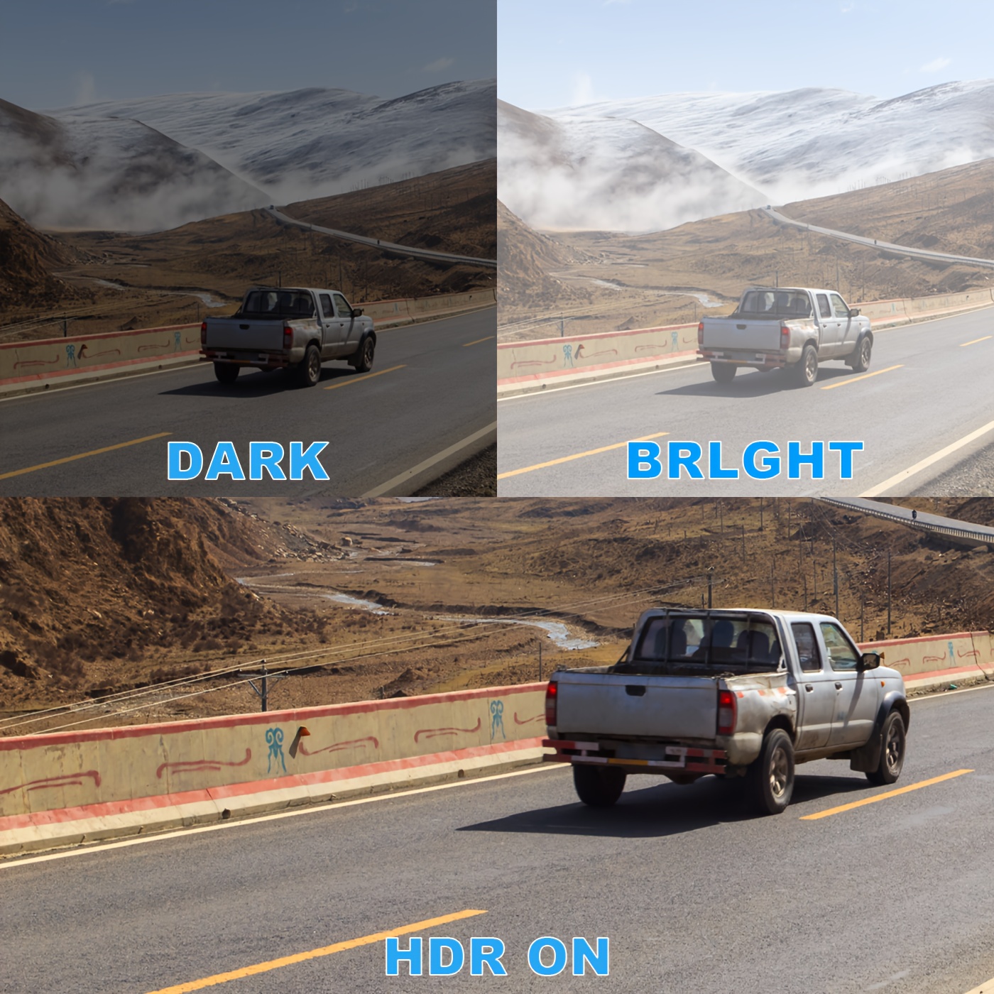 360° 4-Channel 1080P Ultimate Security Dash Cam Kit, 1080P Front & 720P Left Right Rear, Super Night Vision, WDR, G-Sensor, Loop Recording, Optional Memory Card & Lens - Black Box for Safe Driving.