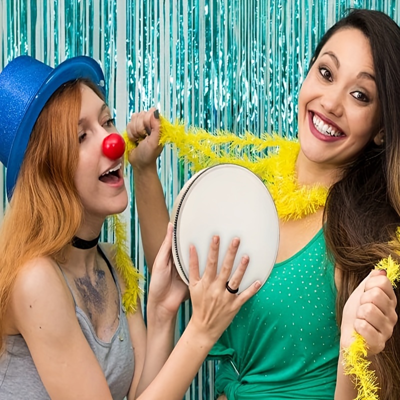 Natural Wooden Hand Drum, White Educational Hand-Held Percussion Instrument Toy with Mallet Included