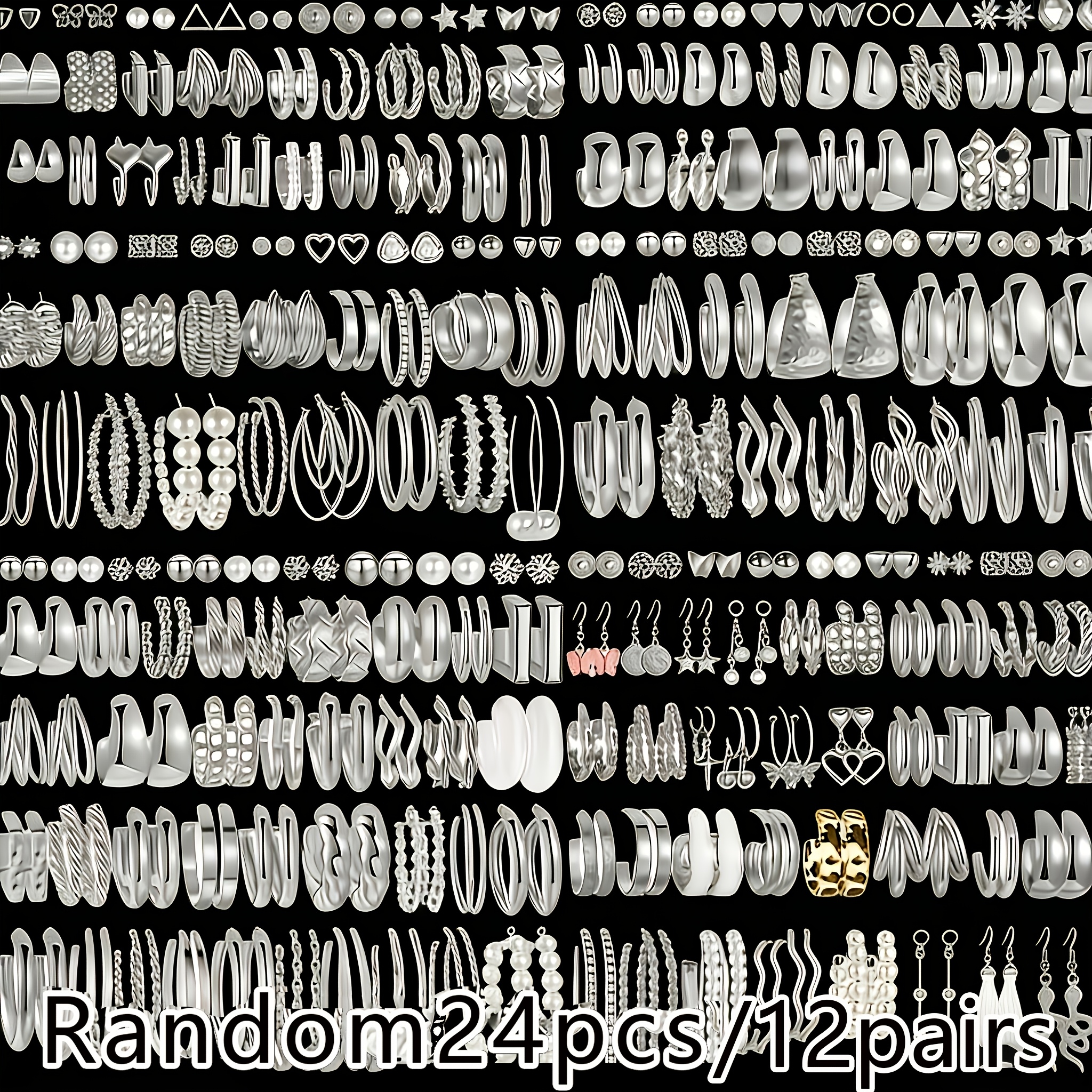 Earring Set (24 Pcs)