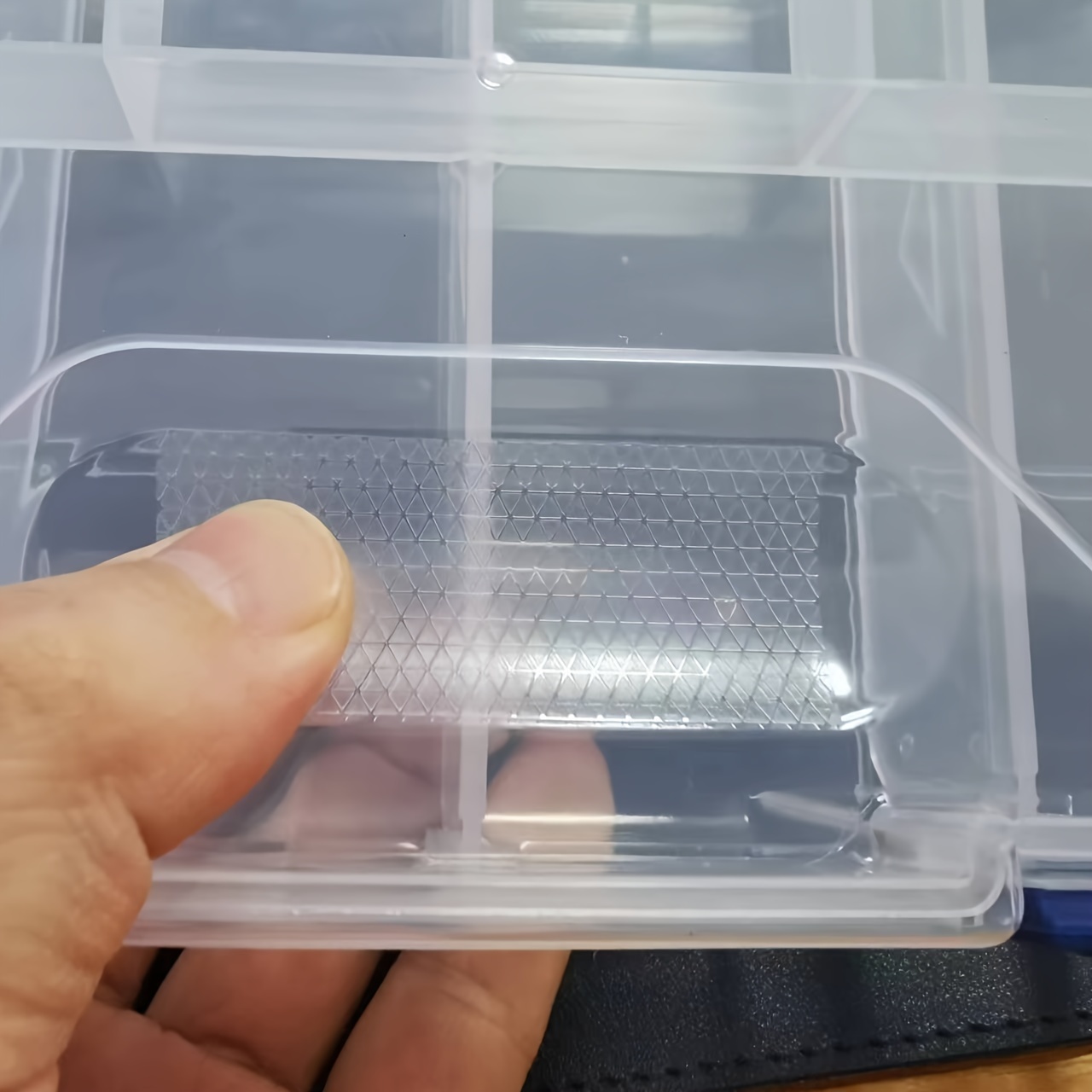 Double compartment Transparent Plastic Box Two layer - Temu