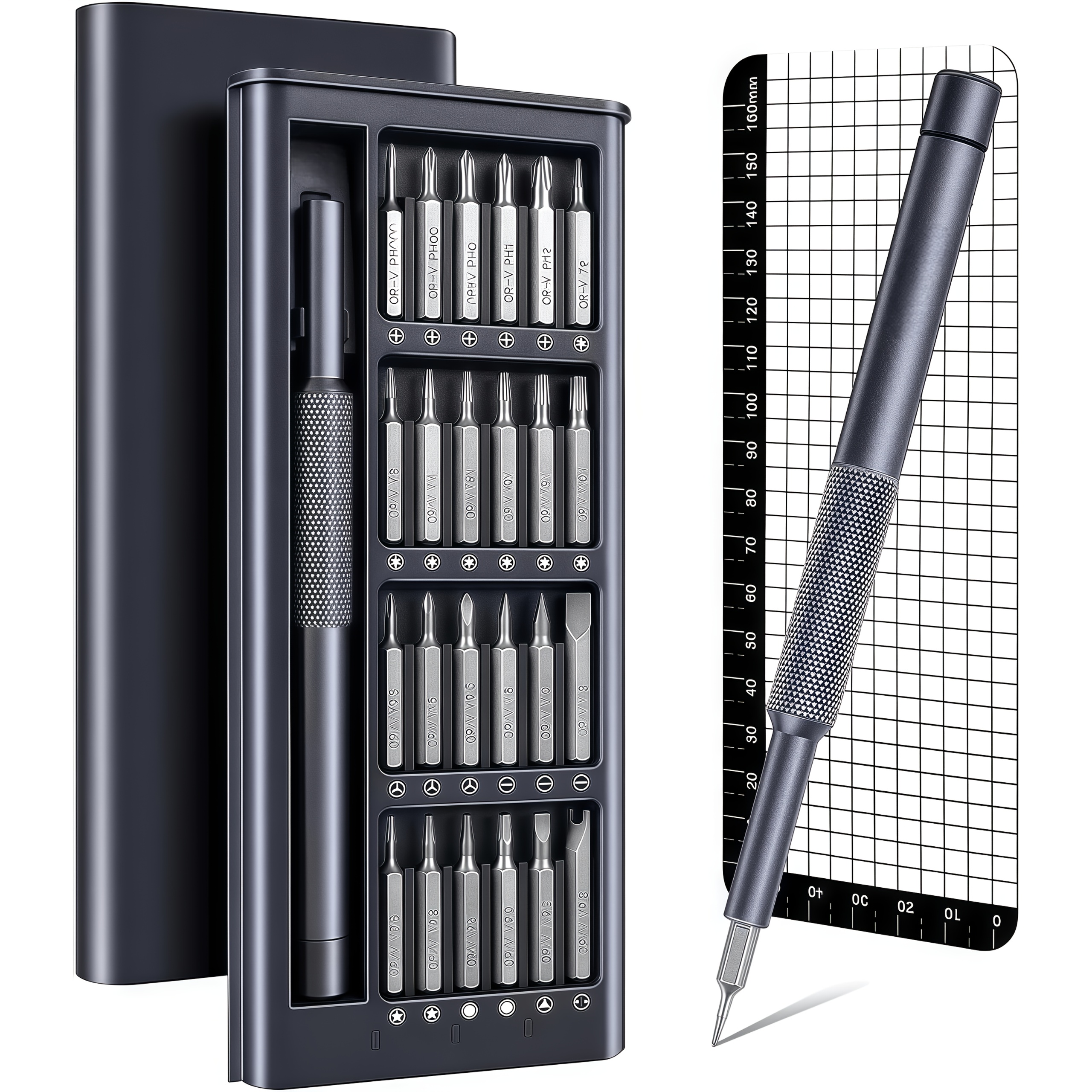 TEMU 25in 1 Small Precision Screwdriver Set, Professional Magnetic Mini Repair Kit, Suitable For Mobile Phones, Computers, Watches, Doorbells,