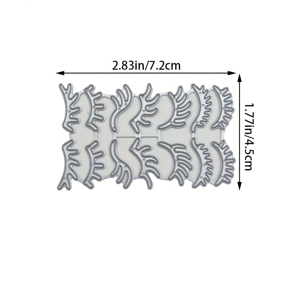 TEMU 1pc Halloween Eyebrow And Eyelash Carbon Steel Cutting Die, Suitable For Scrapbooking Paper Photo Cards