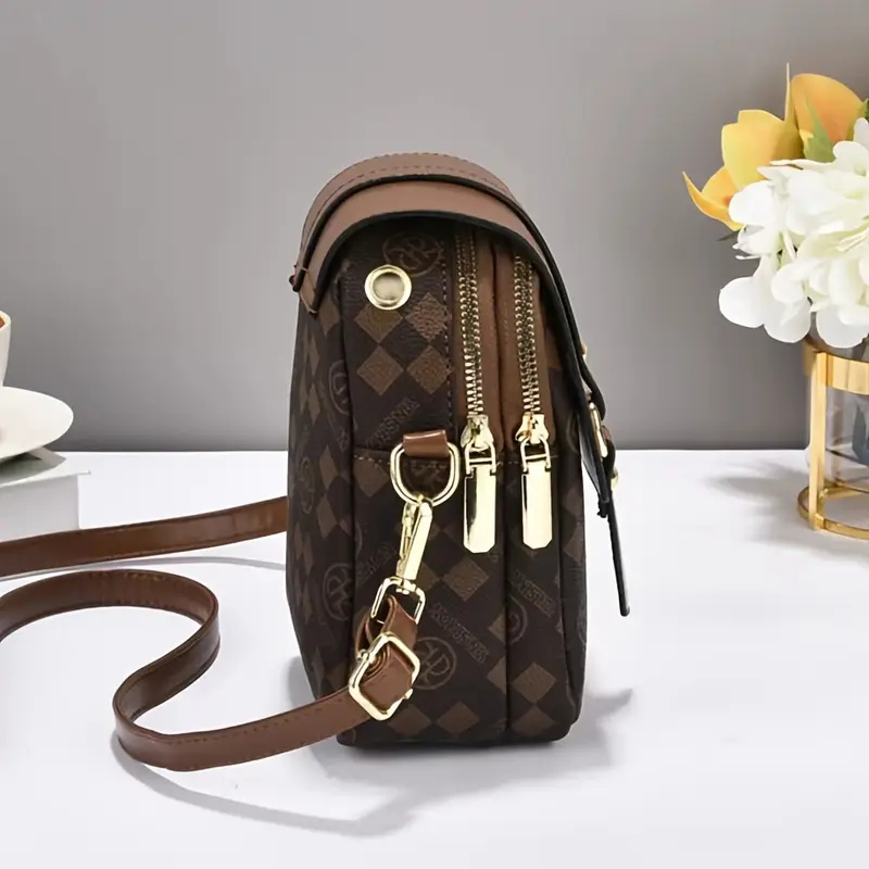 2025 new womens mobile phone bag multi layer practical niche versatile large capacity small bag ladies fashionable lightweight shoulder bag single shoulder bag crossbody bag details 4