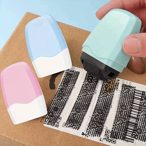 1pc privacy protection multi functional leakproof rolling seal suitable for documents financial information one roll seals