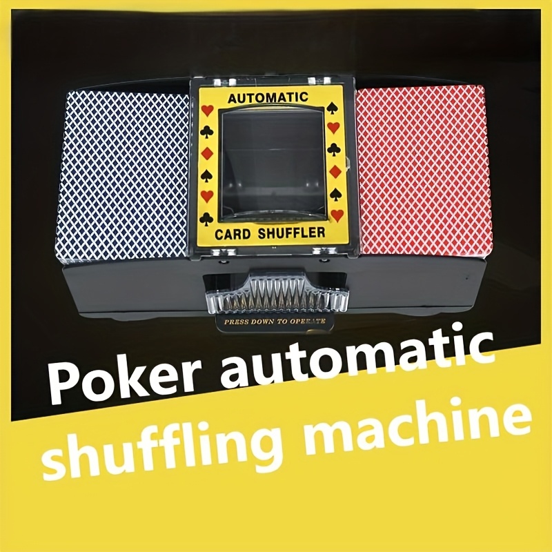 

Automatic Card Shuffler For 4 Decks Of Playing Cards, A Toy For Tabletop Games, Suitable For Gatherings And Interactive Activities, Providing A Relaxed Gaming .