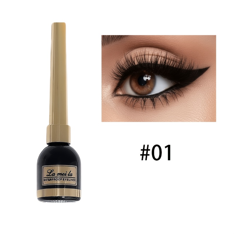 Image of Waterproof Eyeliner Black - Makeup, Tip, Waterproof And , Long-lasting And Durable, For Beginners, Valentine's Day Gift, Women's Holiday Gift