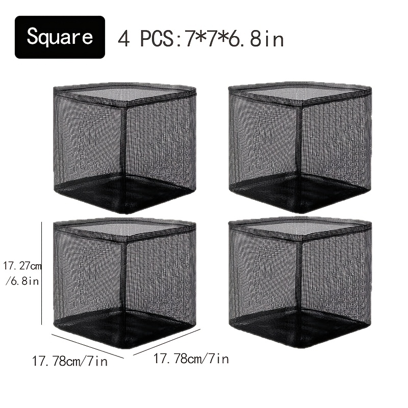 1pc/4pcs Aquatic Planting Bag, Reusable Mesh Water Garden Pond Plant Pot