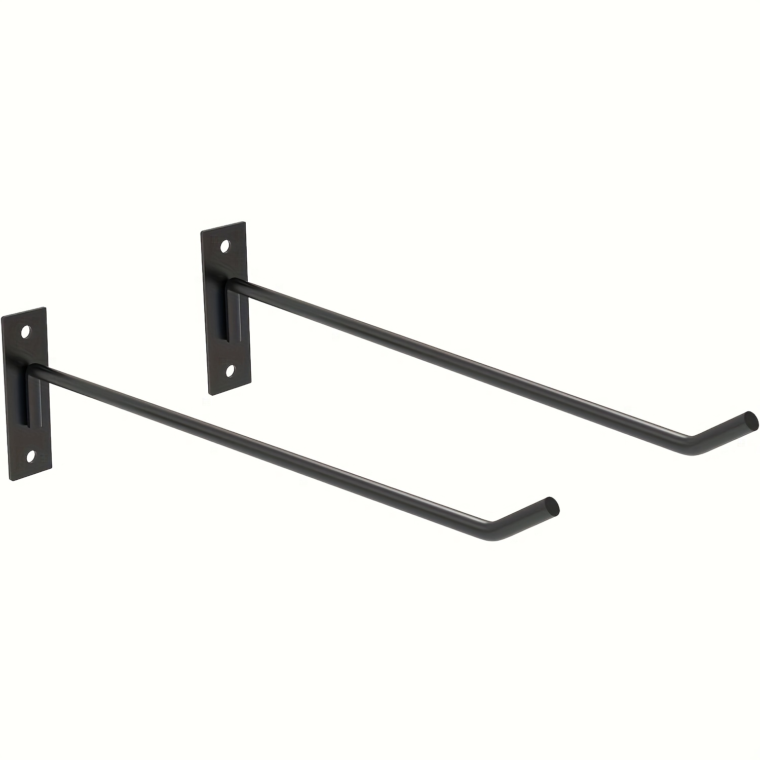 E-shop Set aus 2 Langlebigen Eisen-Wandmontierten Sportkugelständern, Ideal für Yogabälle, Fußball-, Basketball- und Volleybälle -