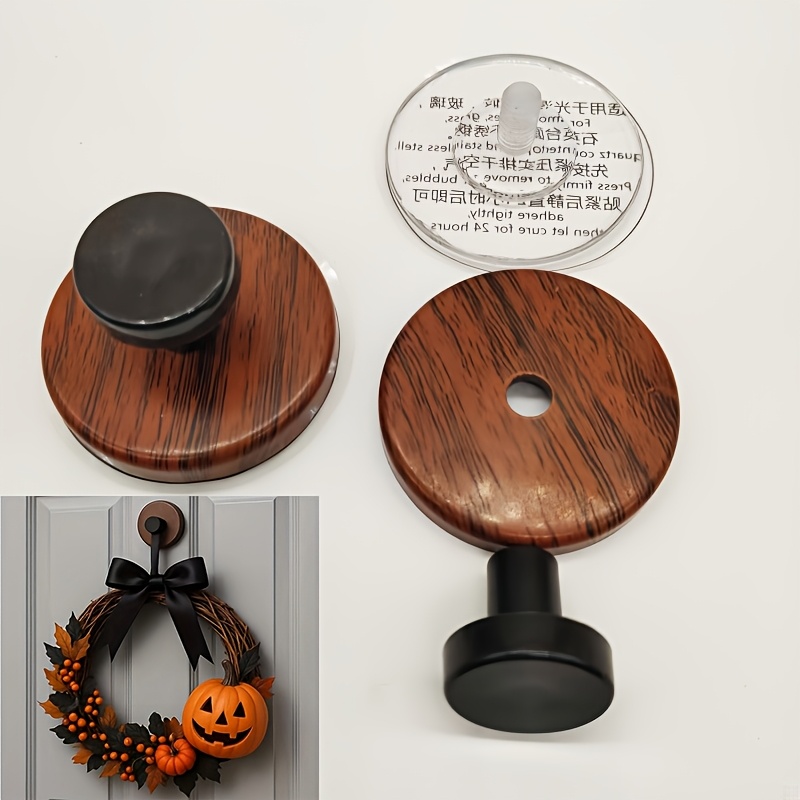 Suction Cup Hook For Wreaths On Front Doors, Glass, Windows, And Smooth Surfaces - Ideal For Christmas, Thanksgiving, Halloween Decorations, And Use In Kitchen, Bathroom, Entryway