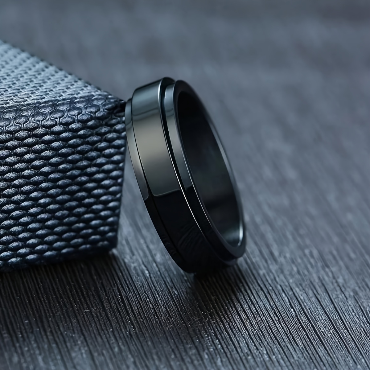 1pc personalized custom engraved 304 stainless steel ring rotating name date message ring for men women minimalist unisex jewelry gift for anniversary birthday graduation valentines day fathers mothers day durable everyday party wear anniversary present sleek design elegant craftsmanship fashion lovers birthday present modern accessory highquality metal fashionconscious buyers Product details 6
