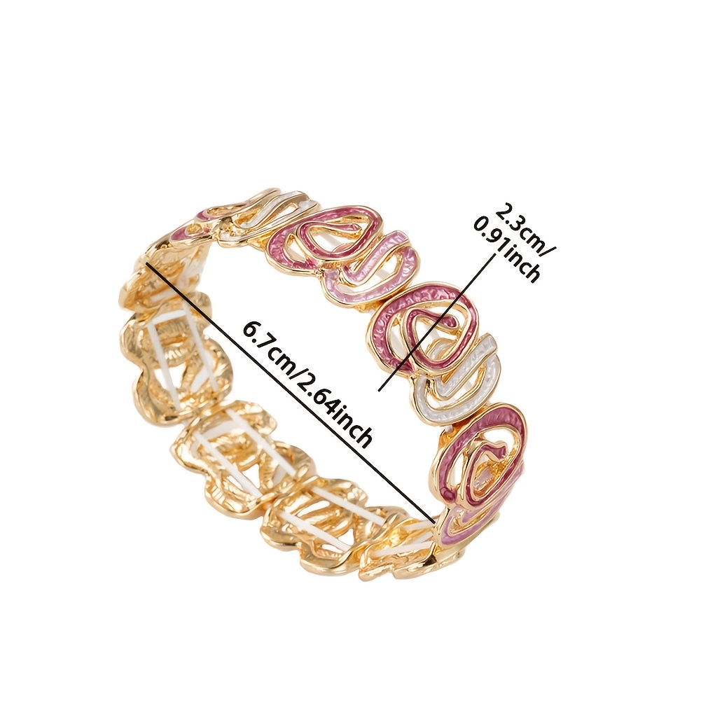 Women's Boho Minimalist Elastic Zinc Alloy Bracelet