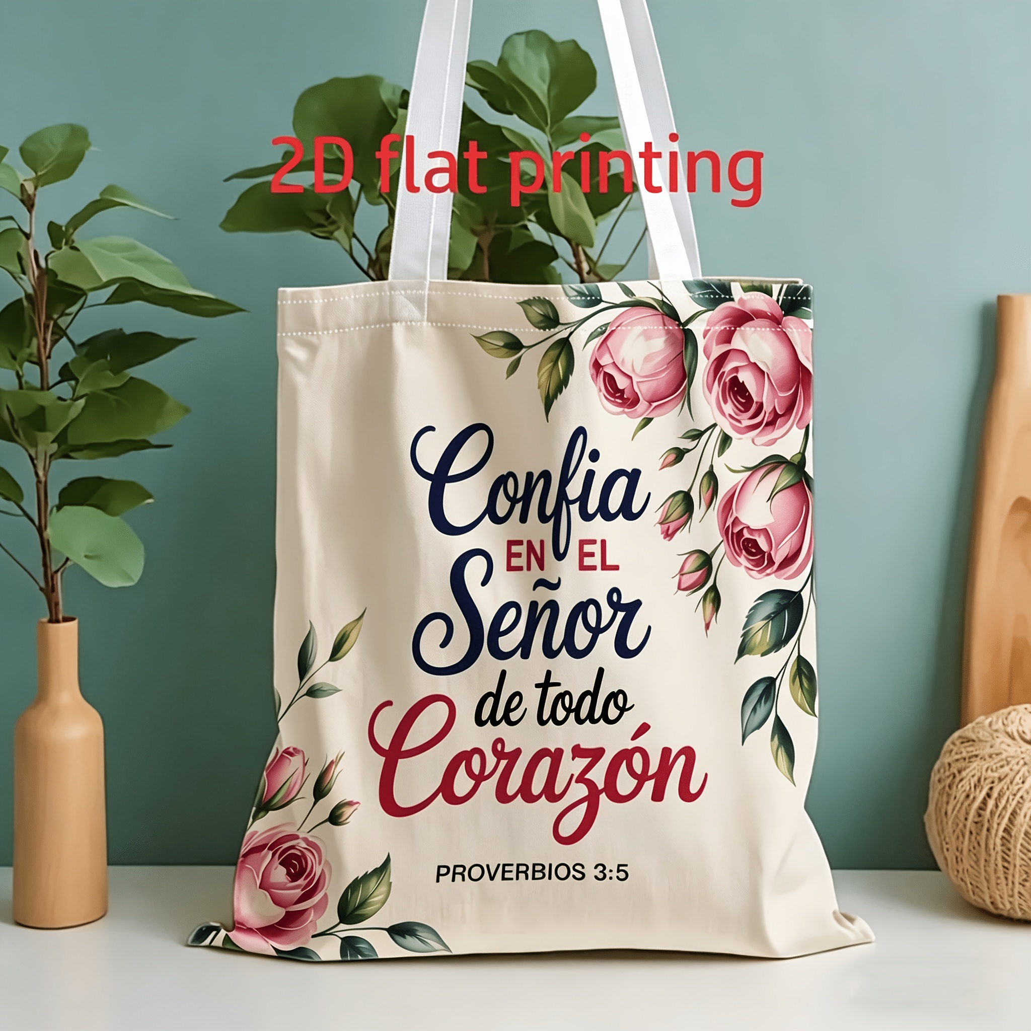 TEMU Bolso de para hombre - Bolso reutilizable unisex con estampado 2D del de , adecuado para , escuelas y viajes, bolso tote de , portátil, para