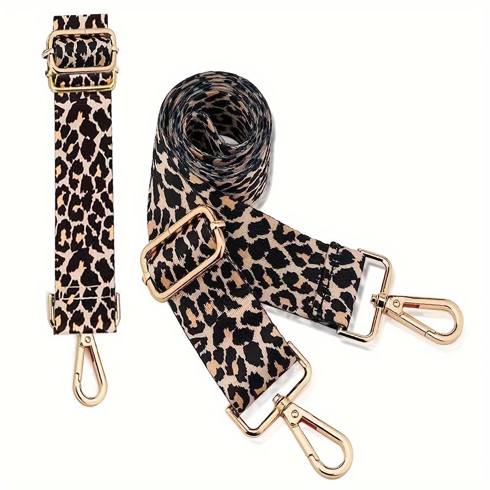 

Chic Leopard Print Adjustable Crossbody Strap For Women - Polyester, Purses & Backpacks, 53x1.57 Inches, Purse Strap Crossbody