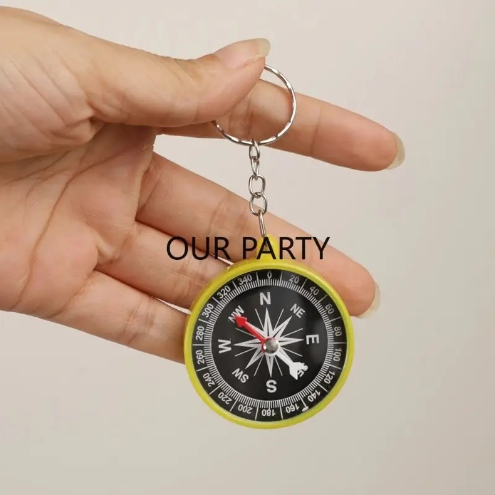 25pcs Outdoor Compass Keychain for Camping
