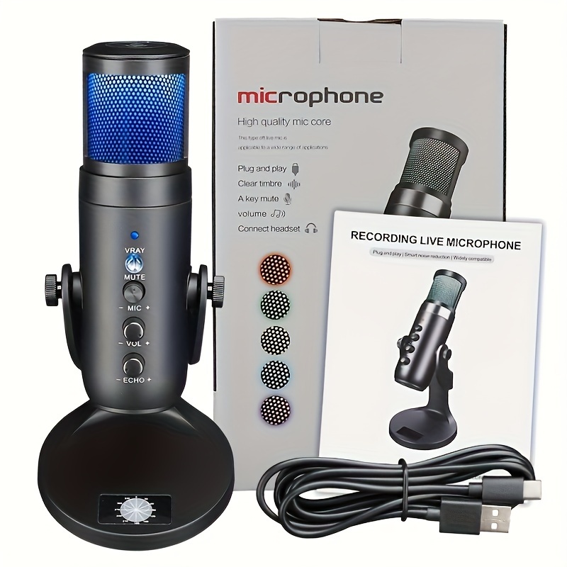 FIFINE Micrófono de condensador de metal USB y micrófono de podcast XLR,  micrófono de estudio cardioide para computadora portátil MAC o Windows