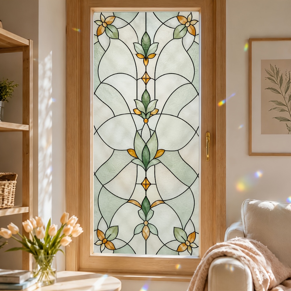 TEMU 1 rollo de película de privacidad removible para ventanas de 45x100 cm, para puertas de cristal de baño, cocina y oficina, paneles de esmerilado