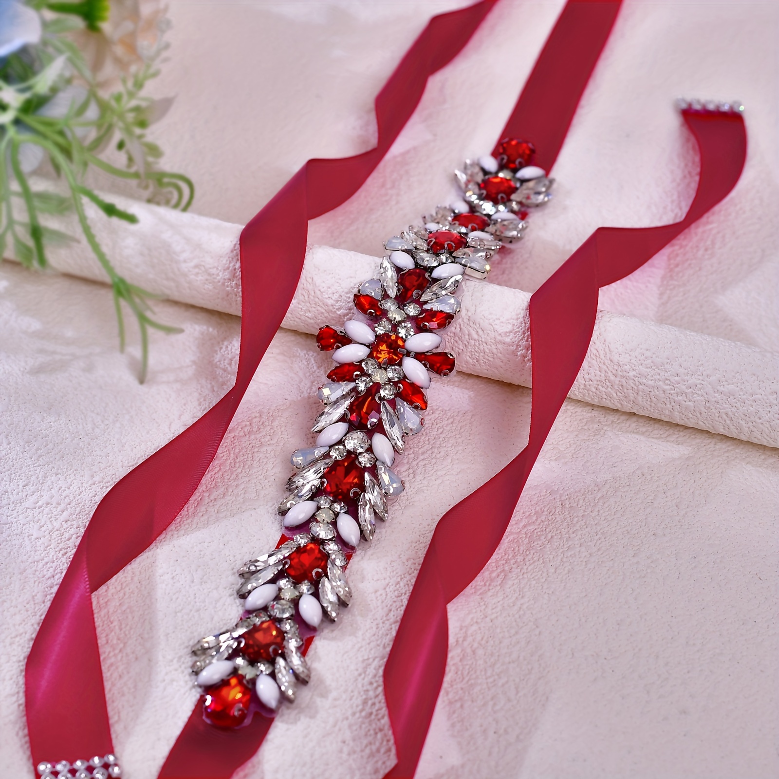 red ribbon belt for dress 1.5 inch (3.8cm or 38mm) Ribbon Sash-Red Sash-Red Belt- Red Ribbon Belt-Flower Girl Sash-Bridal Sash-Bridesmaid Sash-Wedding Sash-Satin