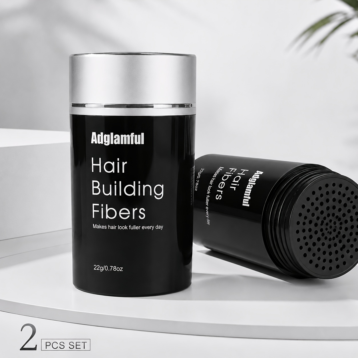 Adglamful 2pcs Hairline Powder for Concealing