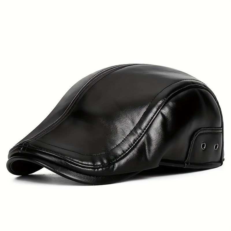TEMU Men's Winter Cold-proof Hat Casual Baseball 2 Colors Available With Ear Protection Outdoor Warm Hat