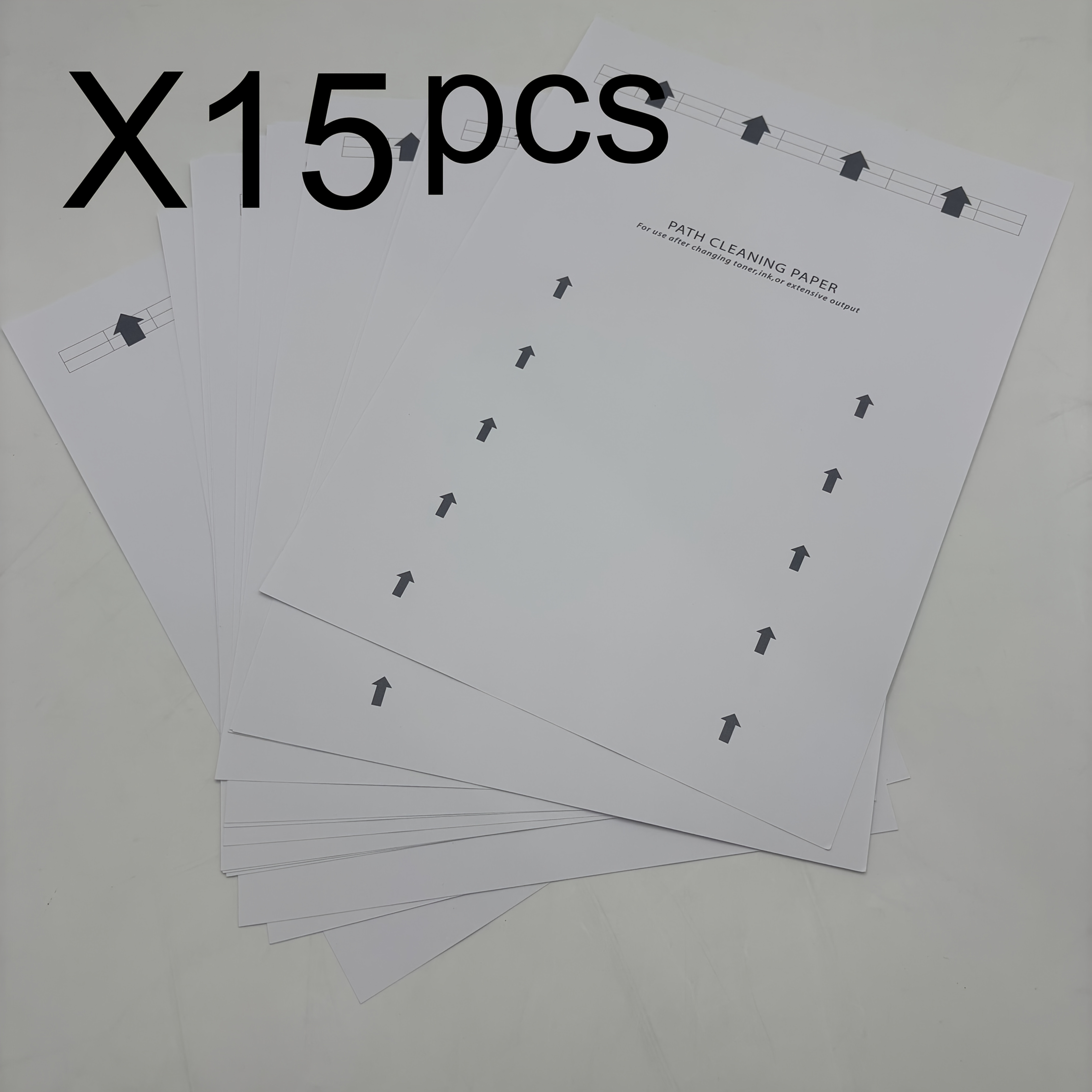 TEMU Feuilles de nettoyage pour imprimante, lot de 15/30 - [Élimine l'encre, la poussière, la saleté et les débris] 8,5 x 11 pouces, épaissie,