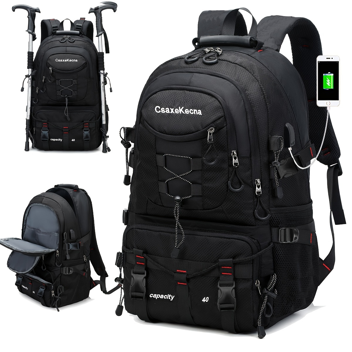 

Travel Backpack, Laptop Backpack, Waterproof Lightweight Outdoor Hiking Camping Backpack