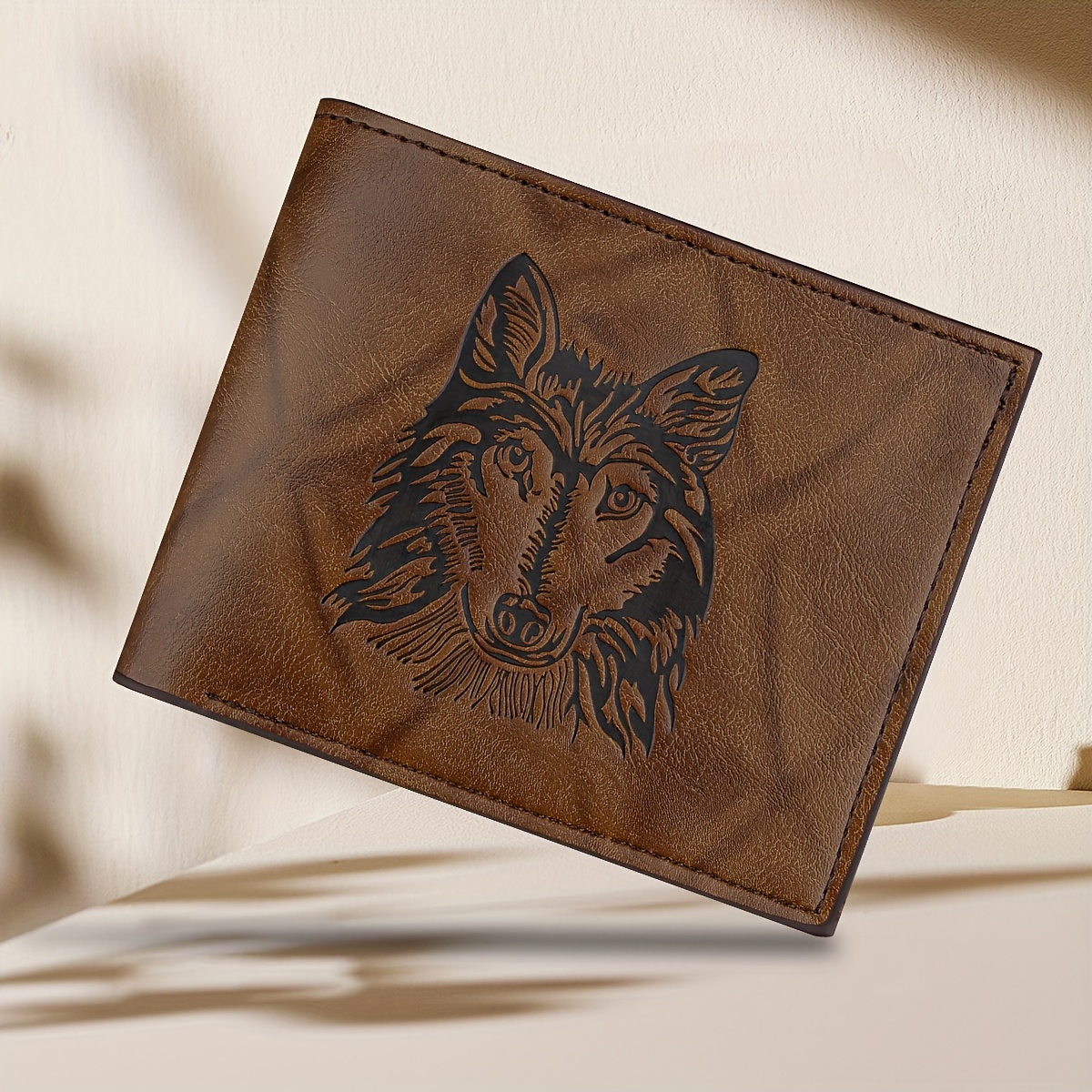 

- Wallet 3d Wolf , & Id - , For