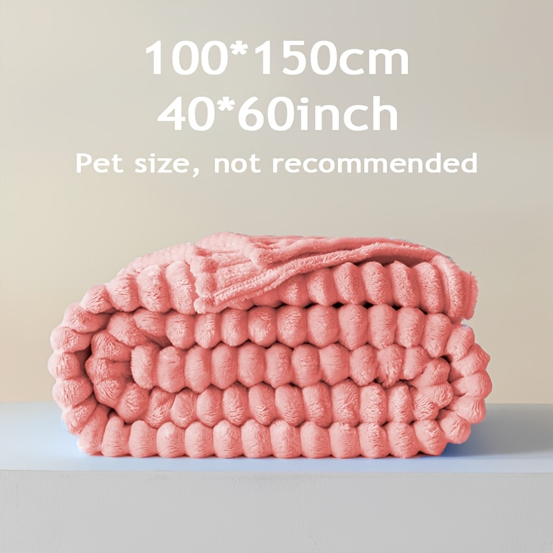 Cozy Plush Fluffy Winter Blanket for Indoor and Outdoor Use
