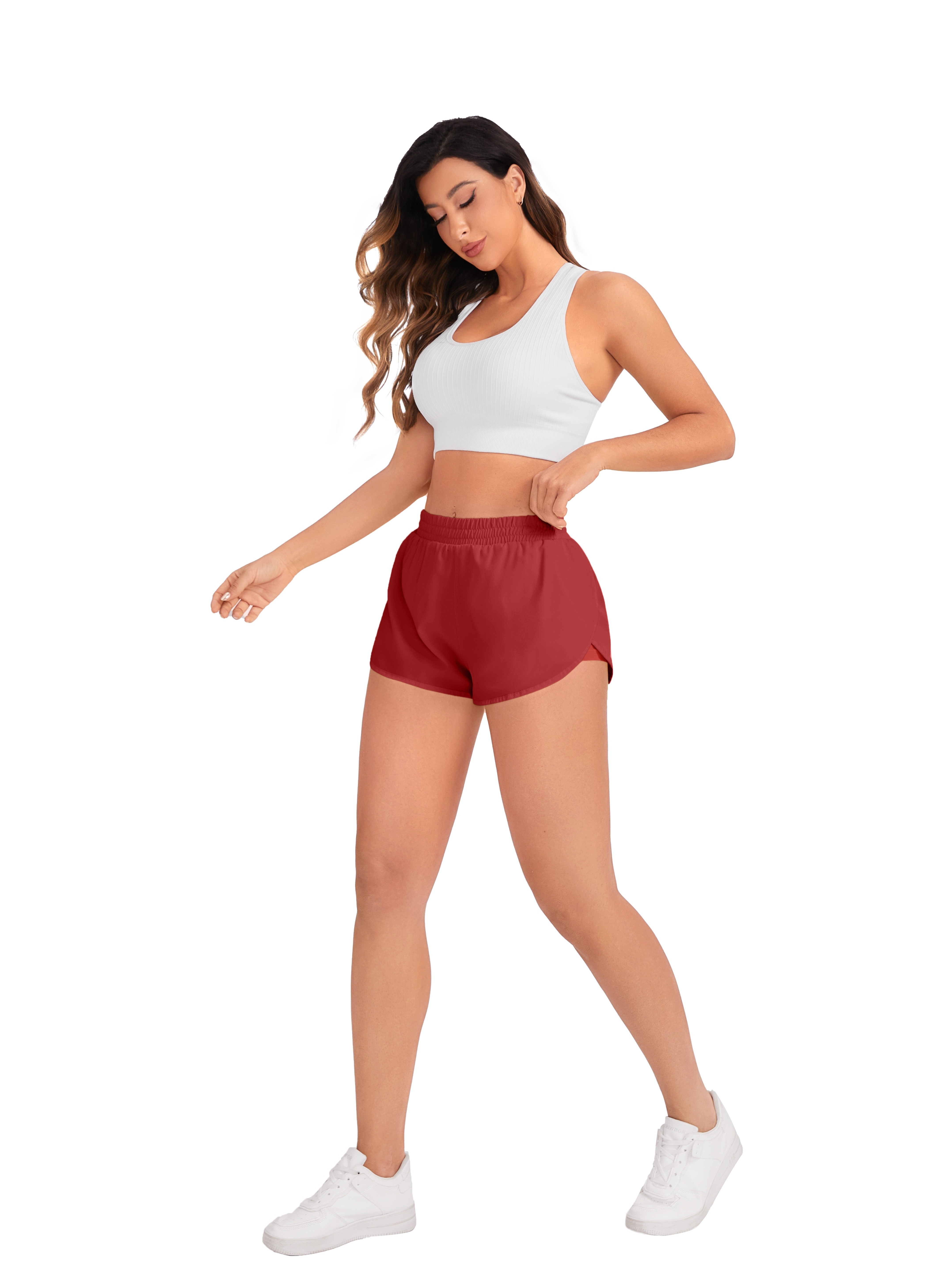 shorts de yoga athlétiques décontractés pour femmes Détails du produit 19