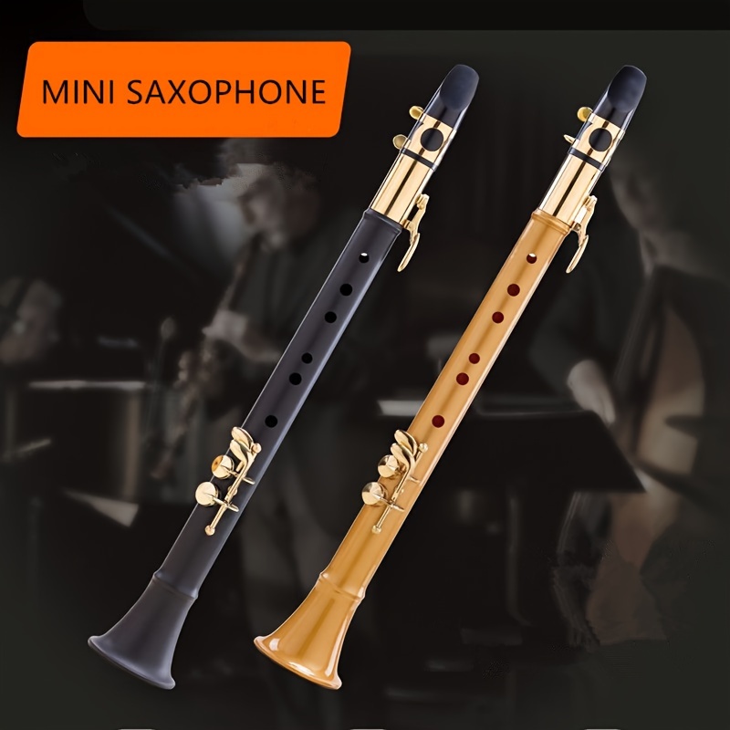 Pocket Saxophone Sax Mini Saxophone For Practicing Breathing  Non-professional Performance Portable Little Saxophone With Carrying Bag  Instrument - Temu Latvia