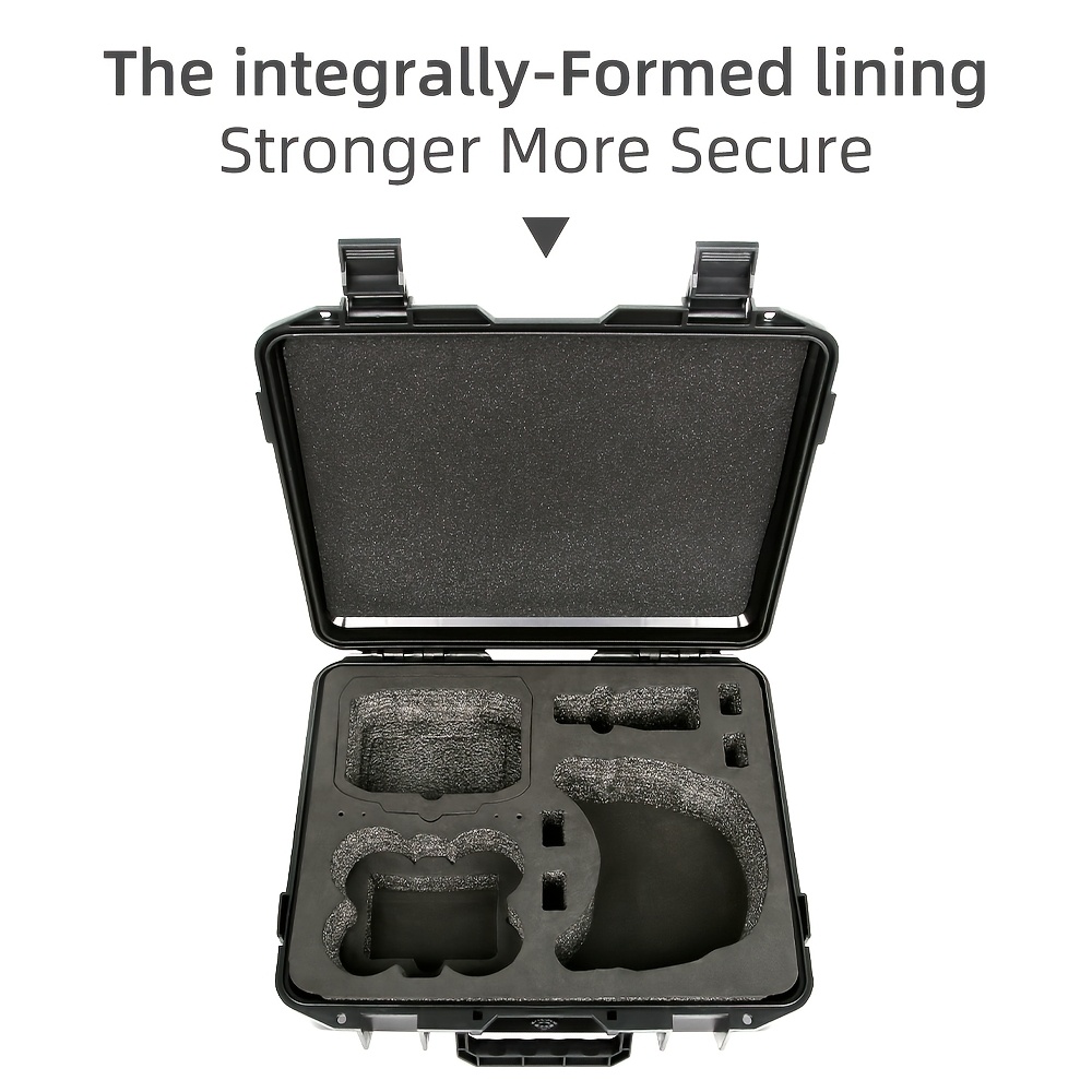 proof waterproof case for dji neo flight glasses n3 durable pp material portable uav protective box with shoulder strap black seejie details 6