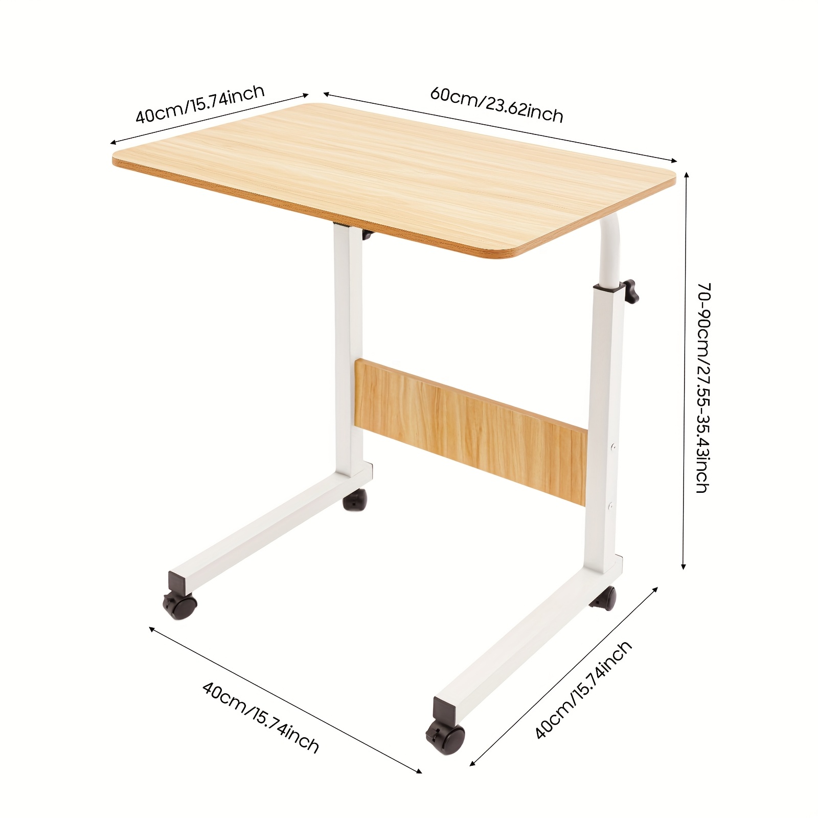TEMU C Shape End Table Small Sofa Side Coffee Snack Storage Table Modern Laptop Desks